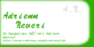 adrienn neveri business card